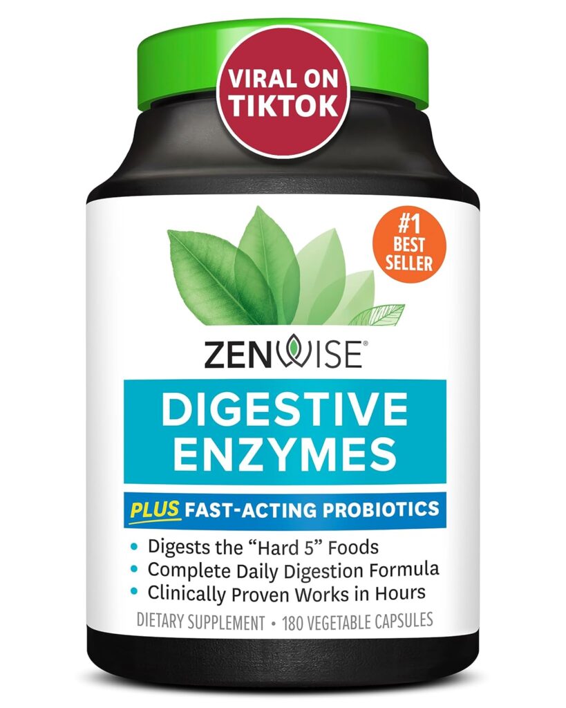 Zenwise Health Digestive Enzymes with Prebiotics & Probiotics