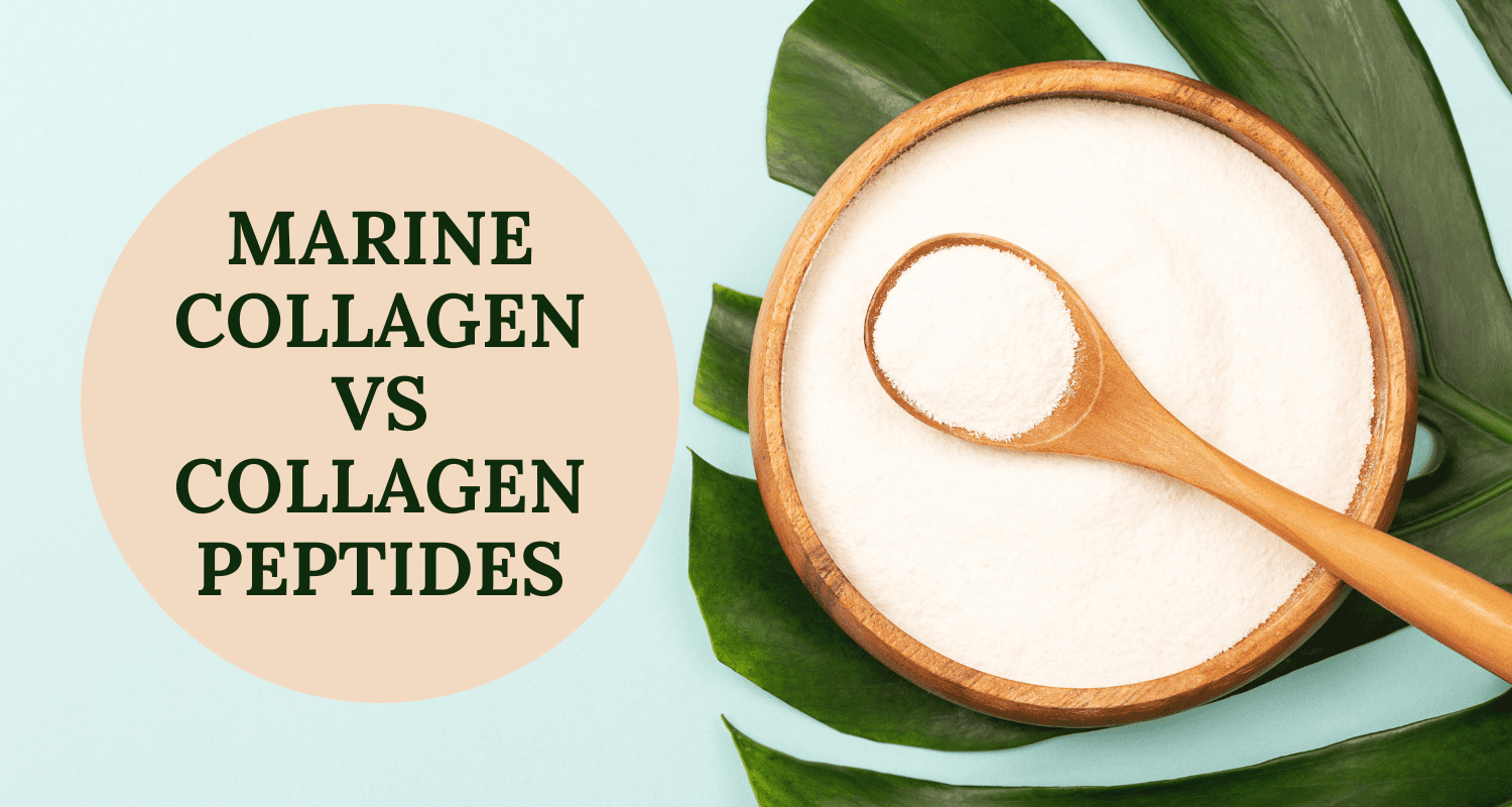 marine collagen vs collagen peptides