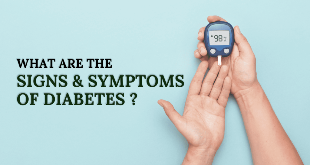 what are the signs and symptoms of diabetes